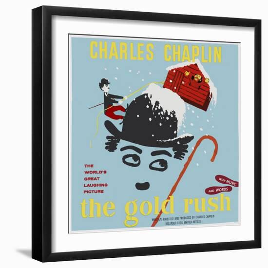 The Gold Rush, 1925, Directed by Charles Chaplin-null-Framed Giclee Print