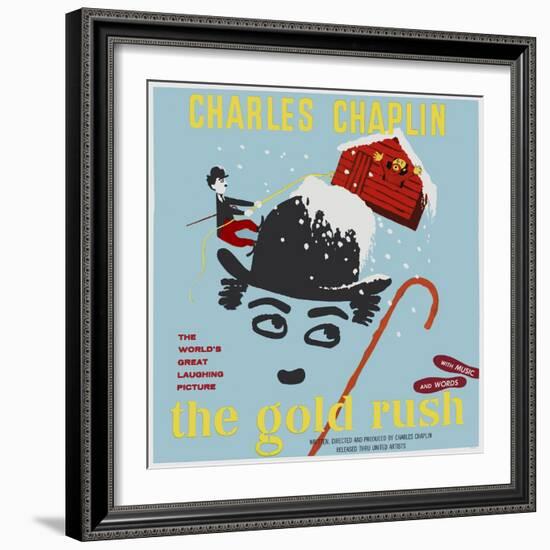 The Gold Rush, 1925, Directed by Charles Chaplin-null-Framed Giclee Print