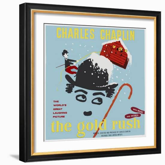 The Gold Rush, 1925, Directed by Charles Chaplin-null-Framed Giclee Print