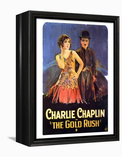 The Gold Rush, 1925-null-Framed Stretched Canvas