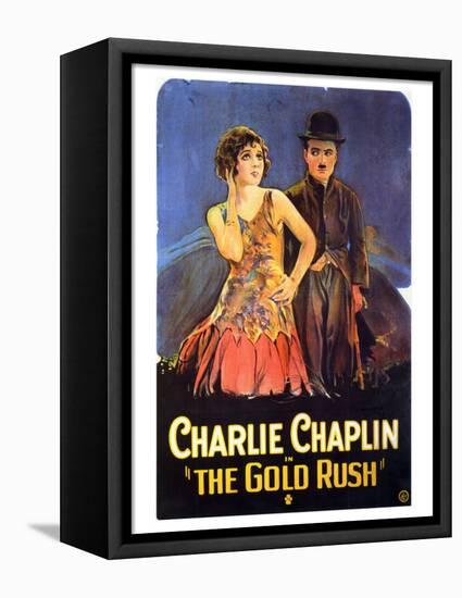 The Gold Rush, 1925-null-Framed Stretched Canvas