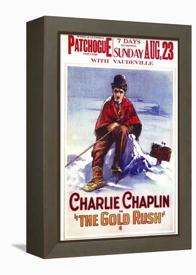 The Gold Rush, 1925-null-Framed Stretched Canvas