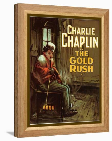 The Gold Rush, 1925-null-Framed Stretched Canvas