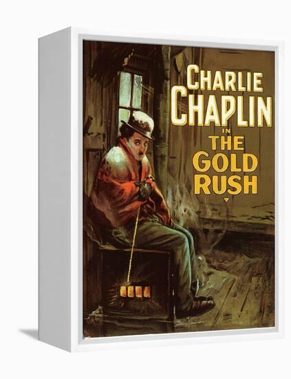 The Gold Rush, 1925-null-Framed Stretched Canvas