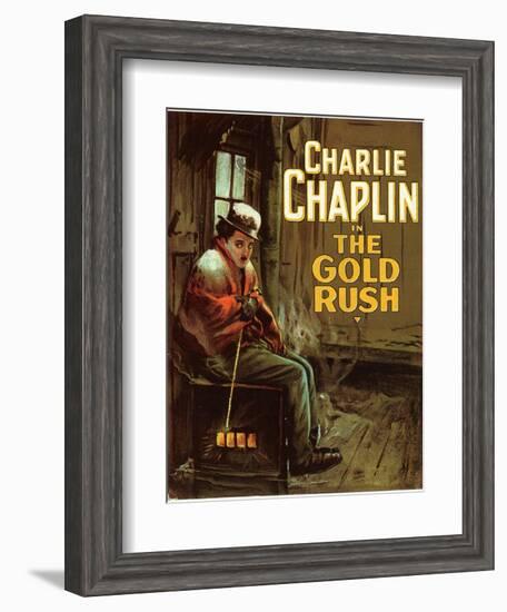 The Gold Rush, 1925-null-Framed Art Print