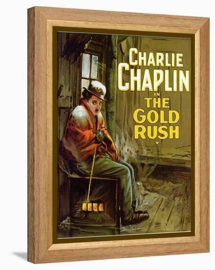 The Gold Rush, 1925-null-Framed Stretched Canvas