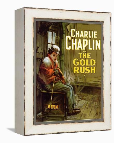 The Gold Rush, 1925-null-Framed Stretched Canvas