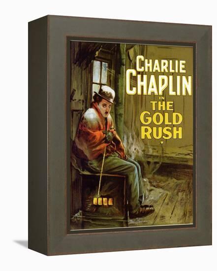 The Gold Rush, 1925-null-Framed Stretched Canvas