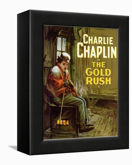 The Gold Rush, 1925-null-Framed Stretched Canvas