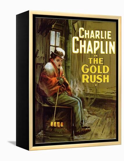 The Gold Rush, 1925-null-Framed Stretched Canvas