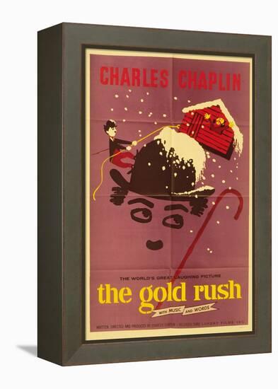 The Gold Rush, 1925-null-Framed Stretched Canvas