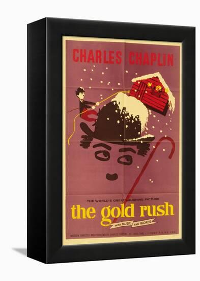 The Gold Rush, 1925-null-Framed Stretched Canvas