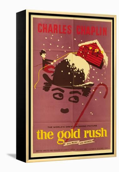 The Gold Rush, 1925-null-Framed Stretched Canvas