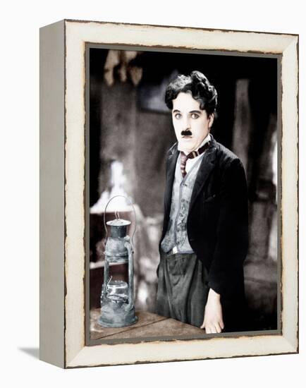 The Gold Rush, Charles Chaplin, 1925-null-Framed Stretched Canvas