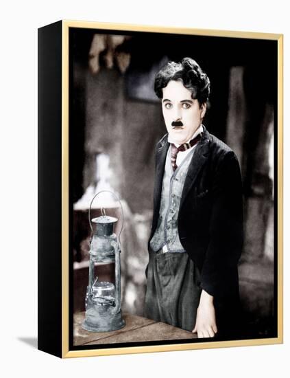 The Gold Rush, Charles Chaplin, 1925-null-Framed Stretched Canvas