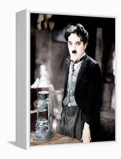 The Gold Rush, Charles Chaplin, 1925-null-Framed Stretched Canvas