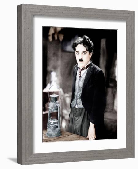 The Gold Rush, Charles Chaplin, 1925-null-Framed Photo