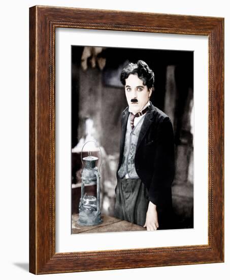 The Gold Rush, Charles Chaplin, 1925-null-Framed Photo