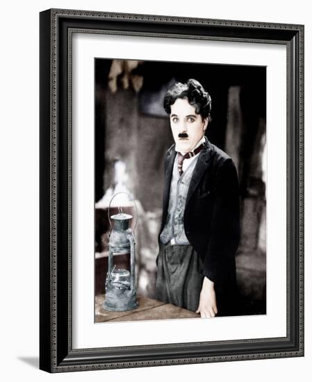 The Gold Rush, Charles Chaplin, 1925-null-Framed Photo