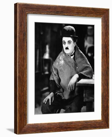 The Gold Rush, Charles Chaplin, 1925-null-Framed Premium Photographic Print