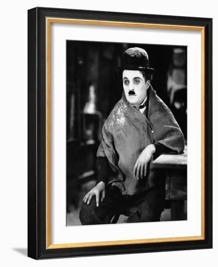 The Gold Rush, Charles Chaplin, 1925-null-Framed Premium Photographic Print