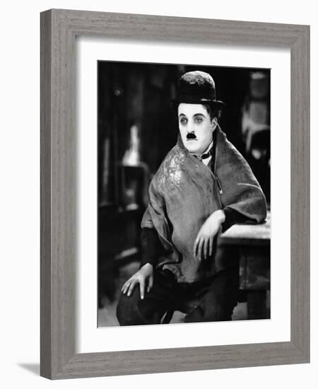 The Gold Rush, Charles Chaplin, 1925-null-Framed Photo