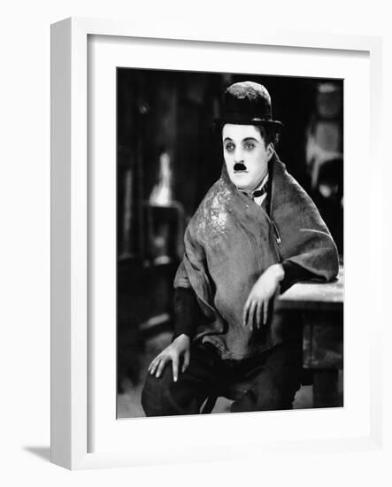 The Gold Rush, Charles Chaplin, 1925-null-Framed Photo