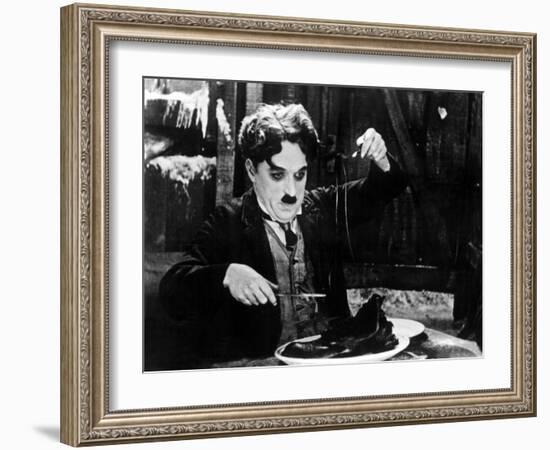 The Gold Rush, Charlie Chaplin, 1925-null-Framed Photo