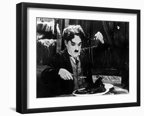 The Gold Rush, Charlie Chaplin, 1925-null-Framed Photo