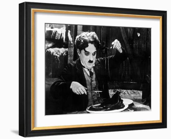 The Gold Rush, Charlie Chaplin, 1925-null-Framed Photo