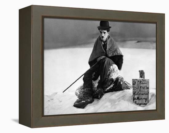 The Gold Rush, Charlie Chaplin, 1925-null-Framed Stretched Canvas