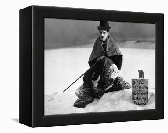 The Gold Rush, Charlie Chaplin, 1925-null-Framed Stretched Canvas