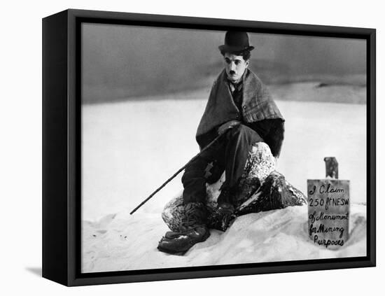 The Gold Rush, Charlie Chaplin, 1925-null-Framed Stretched Canvas