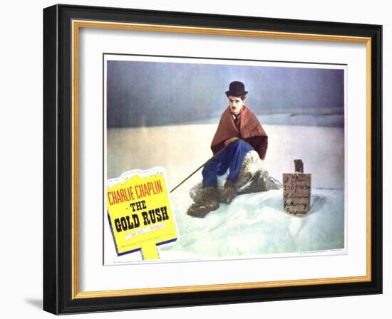 The Gold Rush - Lobby Card Reproduction-null-Framed Photo