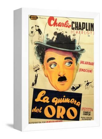 The Gold Rush Spanish Movie Poster 1925 Art Print Art Com
