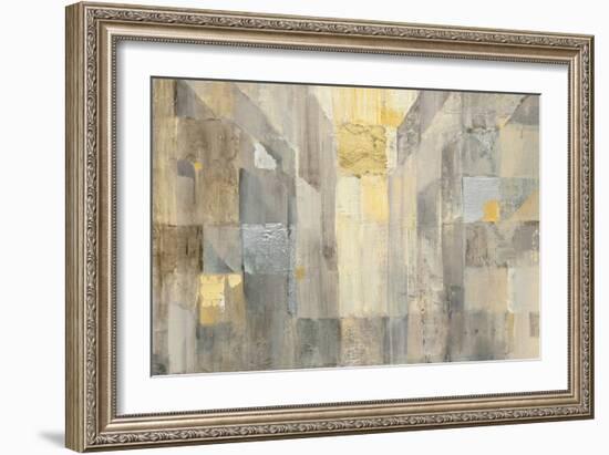 The Gold Square Crop-Albena Hristova-Framed Art Print