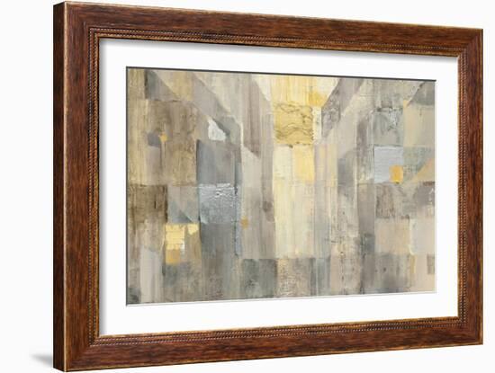 The Gold Square Crop-Albena Hristova-Framed Art Print