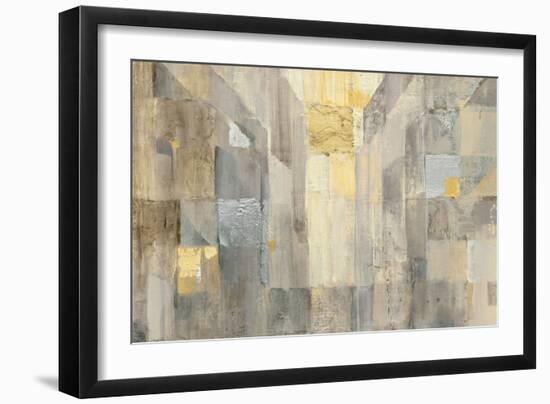 The Gold Square Crop-Albena Hristova-Framed Art Print