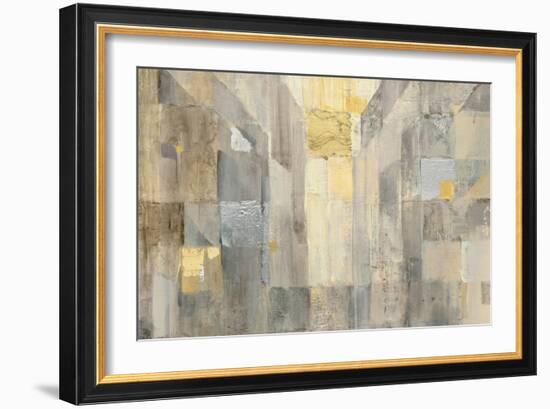 The Gold Square Crop-Albena Hristova-Framed Art Print