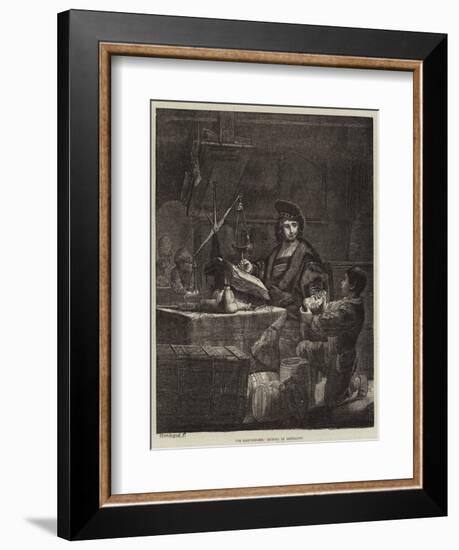 The Gold-Weigher-Rembrandt van Rijn-Framed Giclee Print