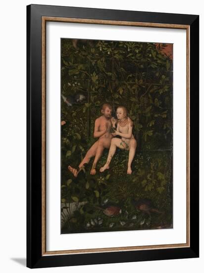 The Golden Age (Detail)-Lucas Cranach the Elder-Framed Giclee Print