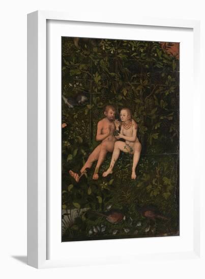 The Golden Age (Detail)-Lucas Cranach the Elder-Framed Giclee Print