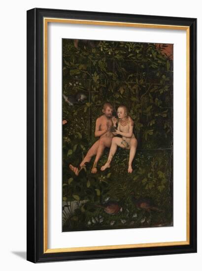 The Golden Age (Detail)-Lucas Cranach the Elder-Framed Giclee Print