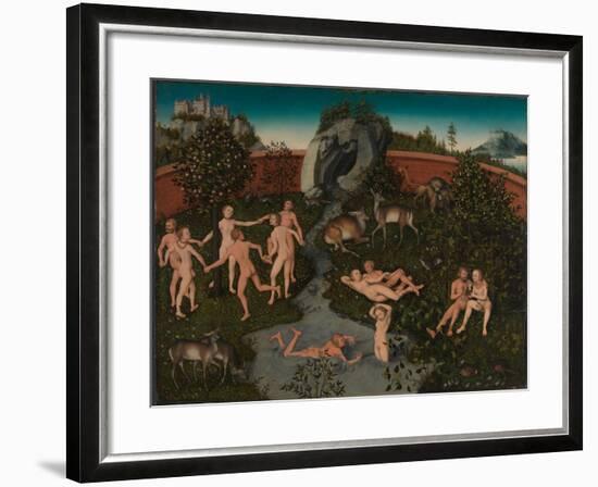 The Golden Age-Lucas Cranach the Elder-Framed Giclee Print