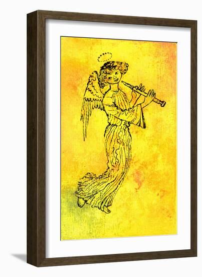 The Golden Angel, 1970s-George Adamson-Framed Giclee Print