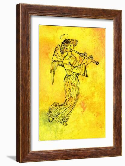 The Golden Angel, 1970s-George Adamson-Framed Giclee Print