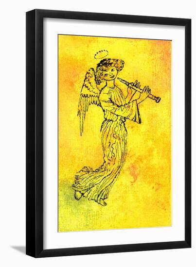 The Golden Angel, 1970s-George Adamson-Framed Giclee Print