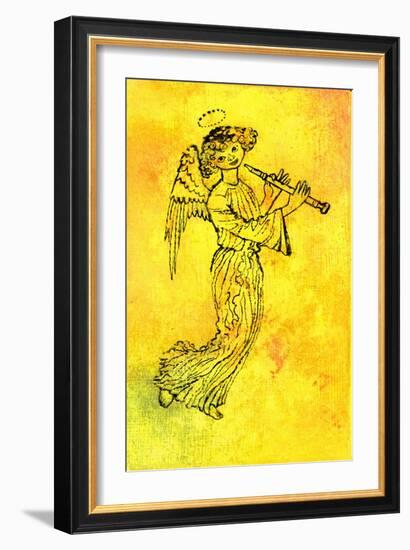 The Golden Angel, 1970s-George Adamson-Framed Giclee Print