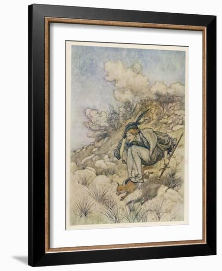 The Golden Bird 1909-Arthur Rackham-Framed Art Print