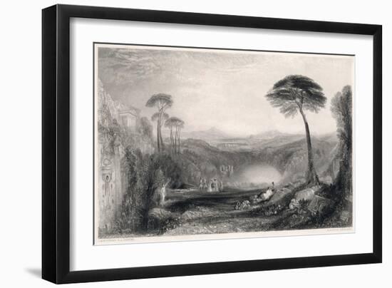The Golden Bough Discovered by Aeneas was a Focal Point of Roman Belief-T.a. Prior-Framed Art Print